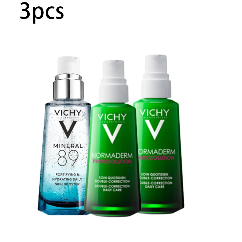 

3PCS Vichy Anti Acne Moisturizing Serum Normaderm Phytosolu Oil Control Suitable for Sensitive and Dry Skin 50ml