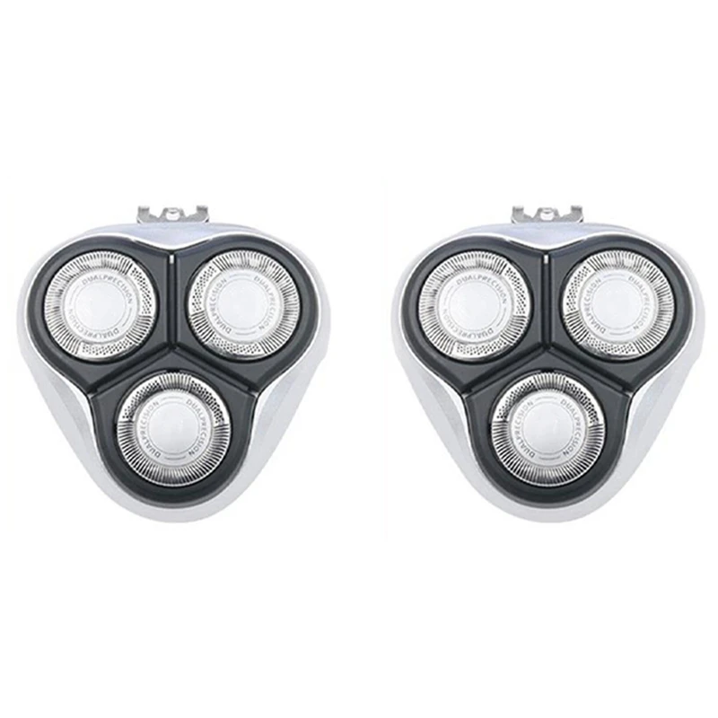 

2X заменяемые Мужские t-образные головки для Norelco электробритва Series PT860 PT720 PT725 PT726 Aquatec для мужчин, серебристые