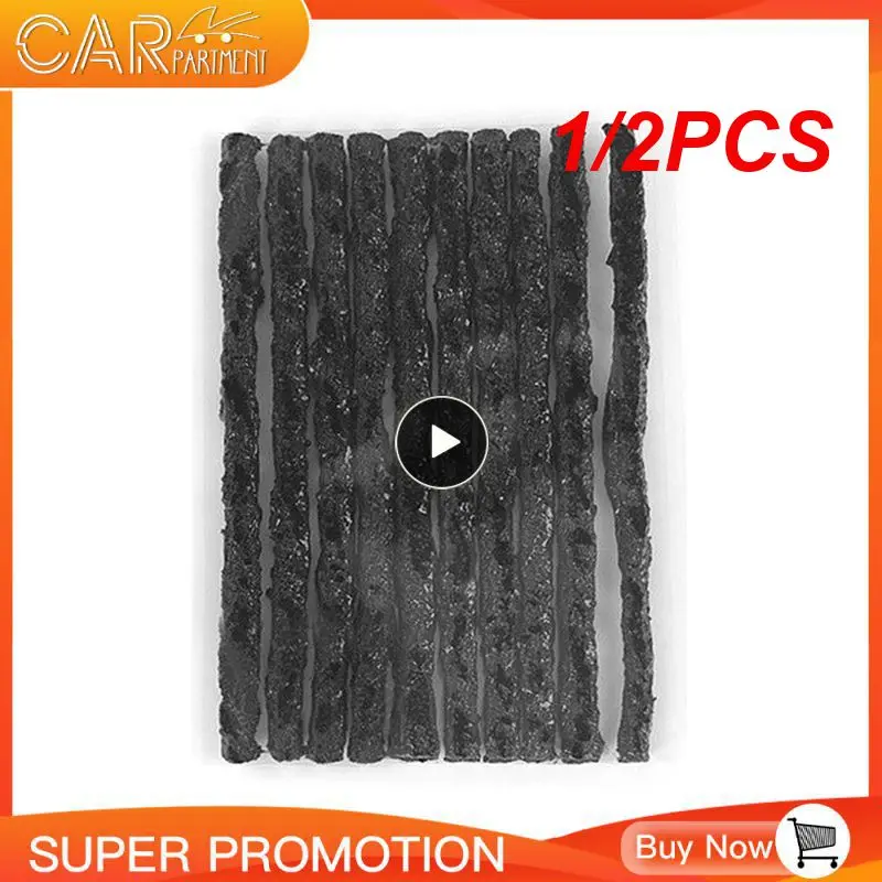 

1/2PCS Strips=1pack Car Tubeless Tire Repair Strips for Tyre Puncture Emergency Car Motorcycle Bike Rubber Strips Tire Repair