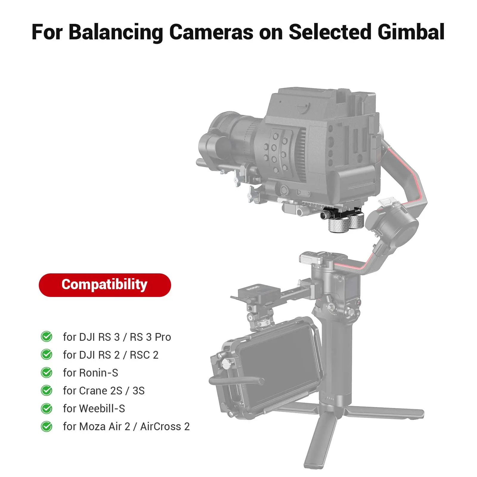 Противовес SmallRig для DJI RS 2 / RSC 3 Pro и специальные стабилизаторы ZHIYUN 3125 - купить по