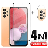 4 in 1 for samsung galaxy a13 glass for samsung a13 tempered glass hd screen protector for samsung a02s a12 m33 a13 lens glass