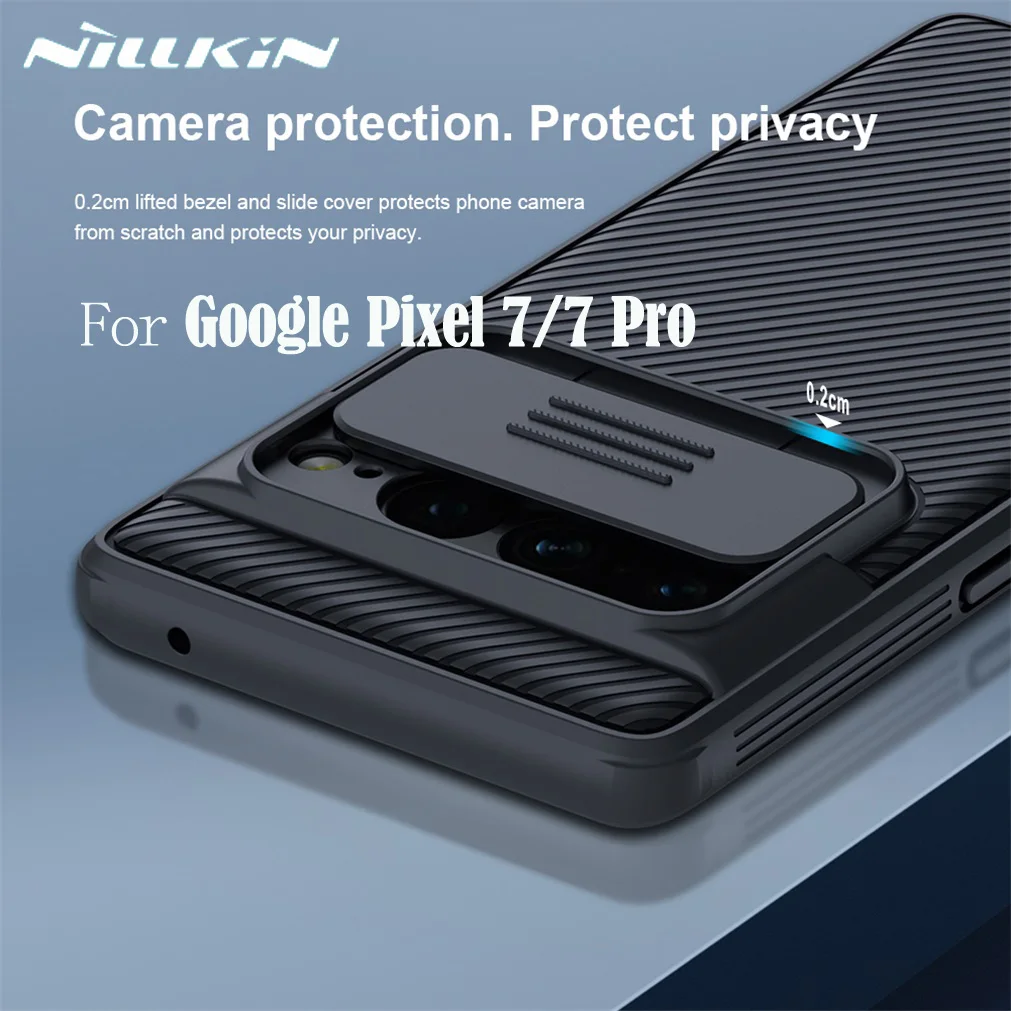 

For Google Pixel 7 Pro Case NILLKIN CamShield Pro Case Slide Camera Cover Lens Privacy Protection Back Cover For Google Pixel7