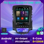 Автомобильный радиоприемник Tesla Style 8Core 8G + 128G Android 11, стерео для Buick Execlle XT Opel Astra J Verano 2009-2015 Carplay Авто AV выход