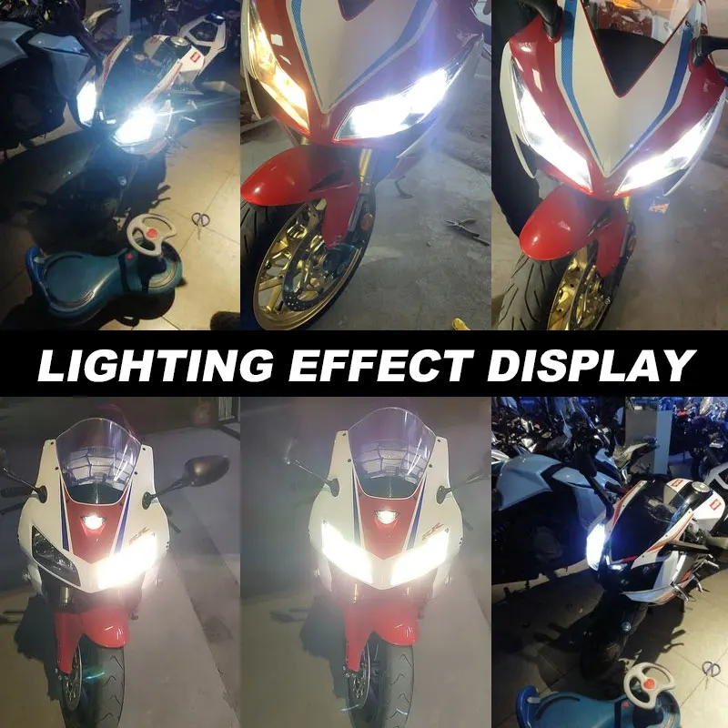 Светодиодная фара для мотоцикла 60 Вт H7 супер яркая 6000K белая CSP лампа Honda Goldwing Gl1800
