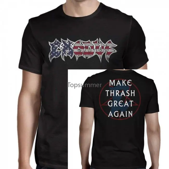 

Exodus Make Thrash Great Again T Shirt S-M-L-Xl-2Xl Brand New Shirt
