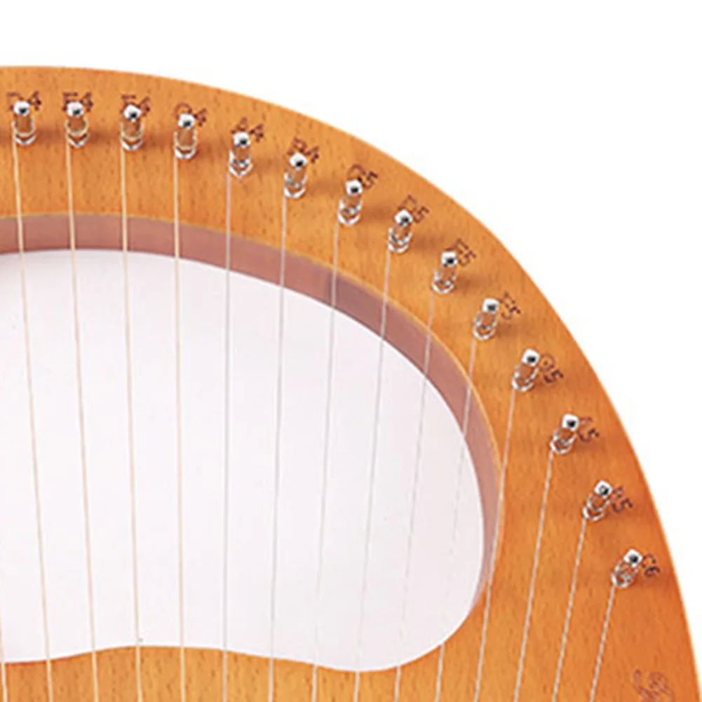 

Lyre Harp 16 струн пианино красное дерево с инструментом для настройки для начинающих подарок пианино нишевый инструмент с инструментом для настройки