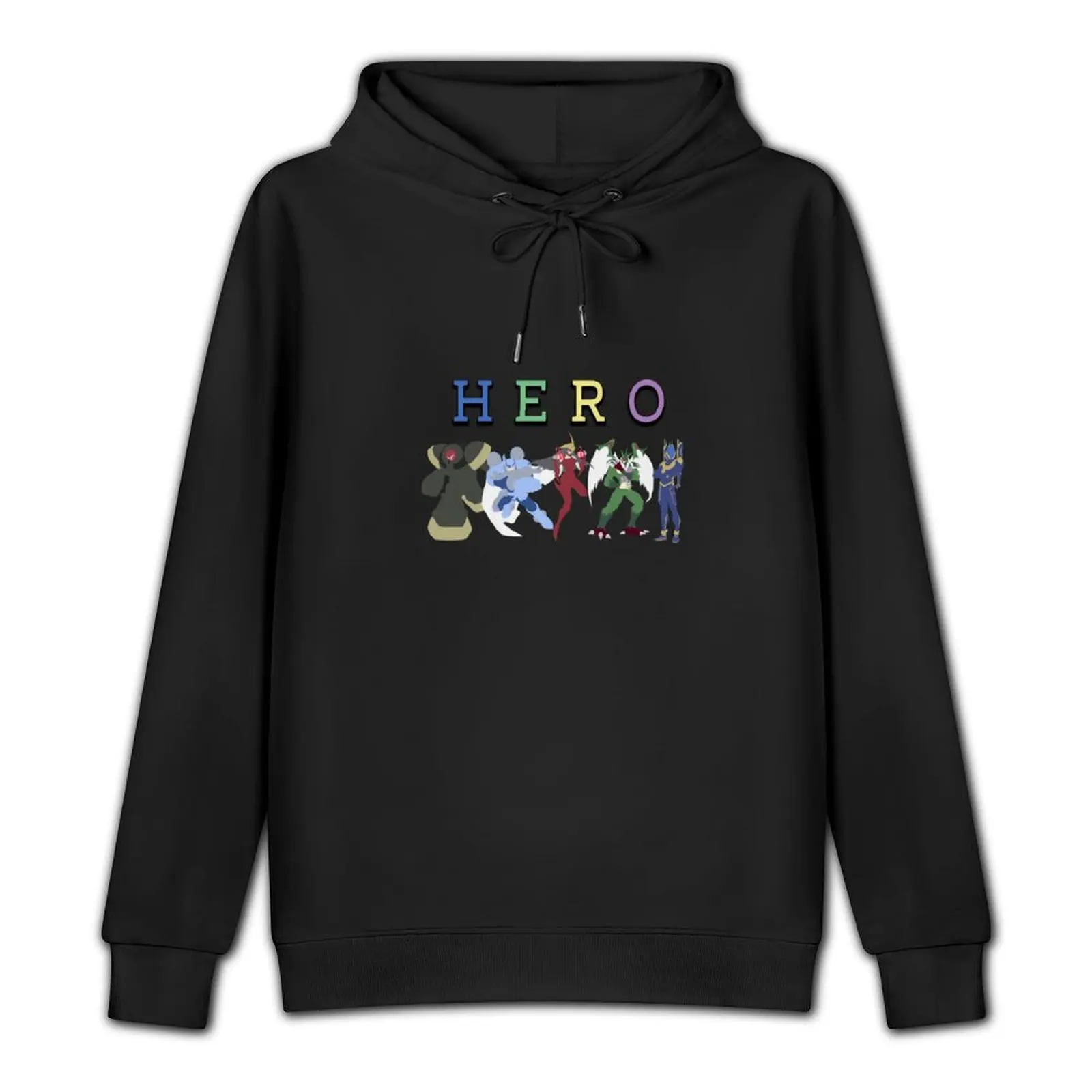 Elemental Heroes: Group пуловер с капюшоном рубашка мужская одежда зимняя уличная японская