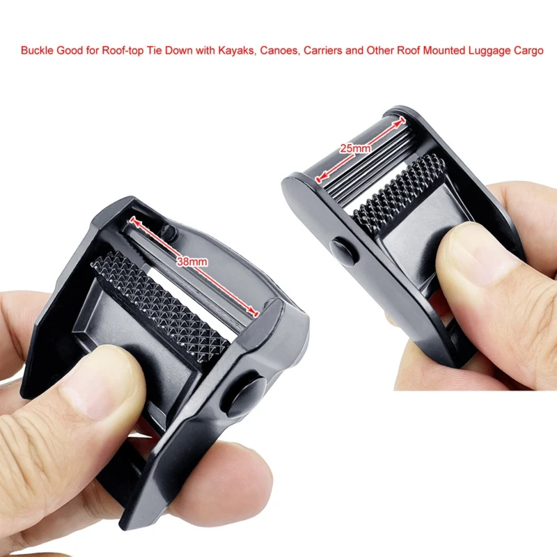 QM82 Металлическая пряжка с кулачком зажимы для ремней 25/38 мм натяжитель лямки