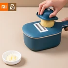 Овощерезка XiaoMi многофункциональная ручная кухонная измельчитель для овощей здоровая Бытовая терка из нержавеющей стали
