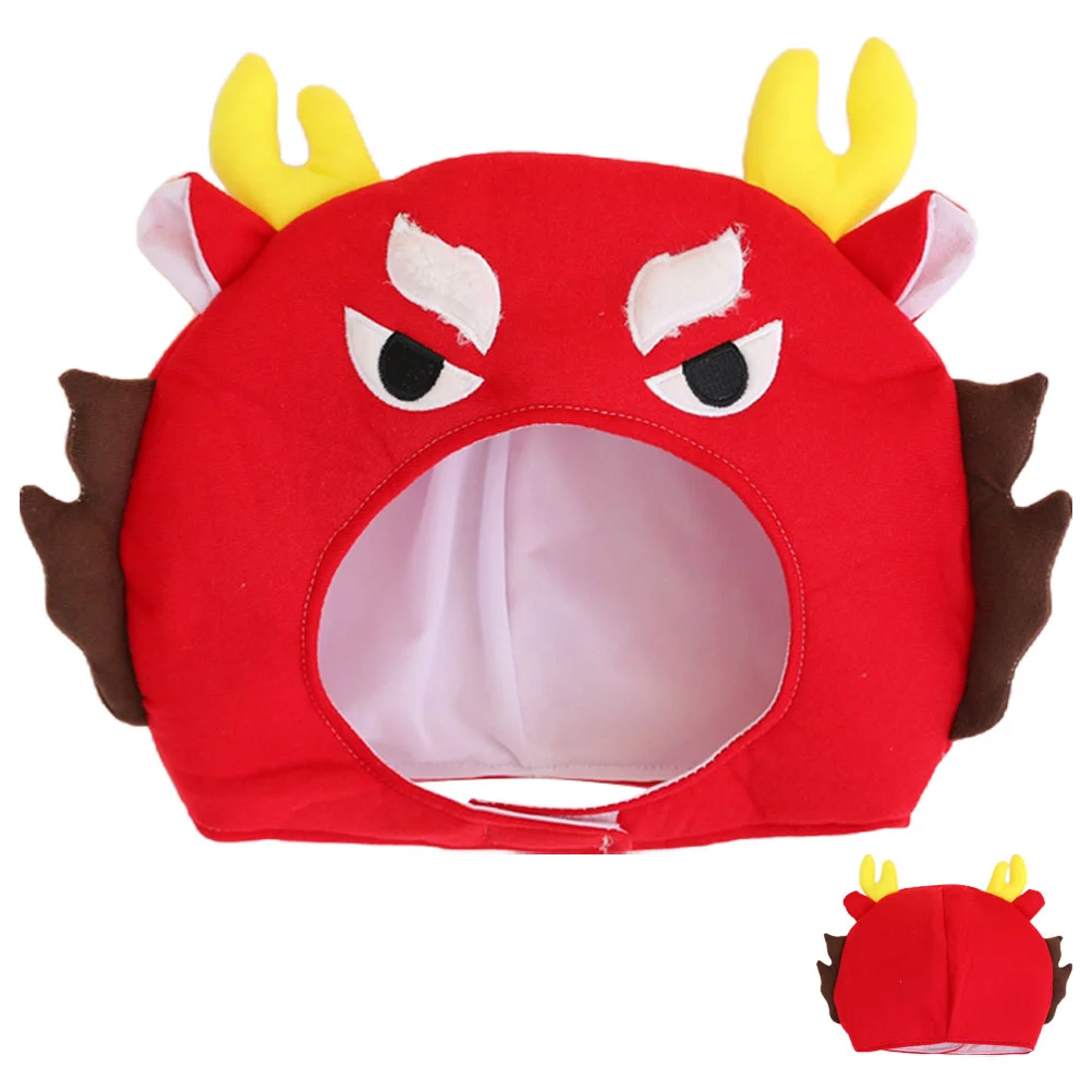 

Party Chinese Dragon Head Hat Prop Headdress Creative Festive Headgear Festival Headwear Performance Hats