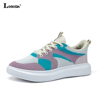 women shoe flat lace up skateboarding shoes lady casual lightweight breathable business travel leisure wearable outdoor sneakers