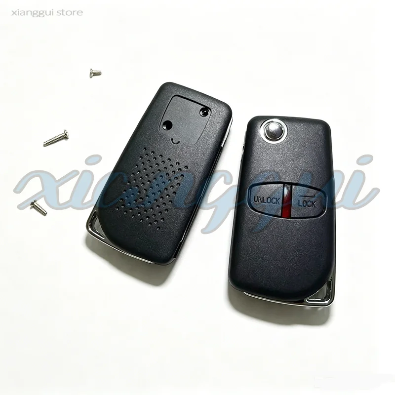 Фото Модифицированный корпус ключа зажигания с 2/3 кнопками для Mitsubishi Lancer EX Evolution Grandis Outlander ASX Triton Pajero №4