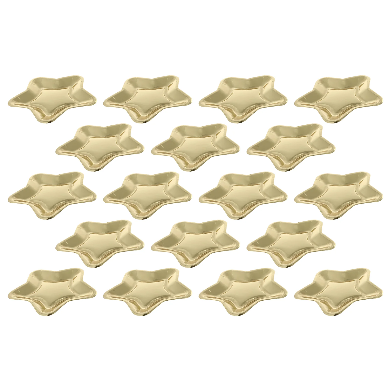 

Paper Party Plates Plate Disposable Star Tray Wedding Table Decor Five Flatware Pointed Serving Dinner Takeaway Cutlery Picnic