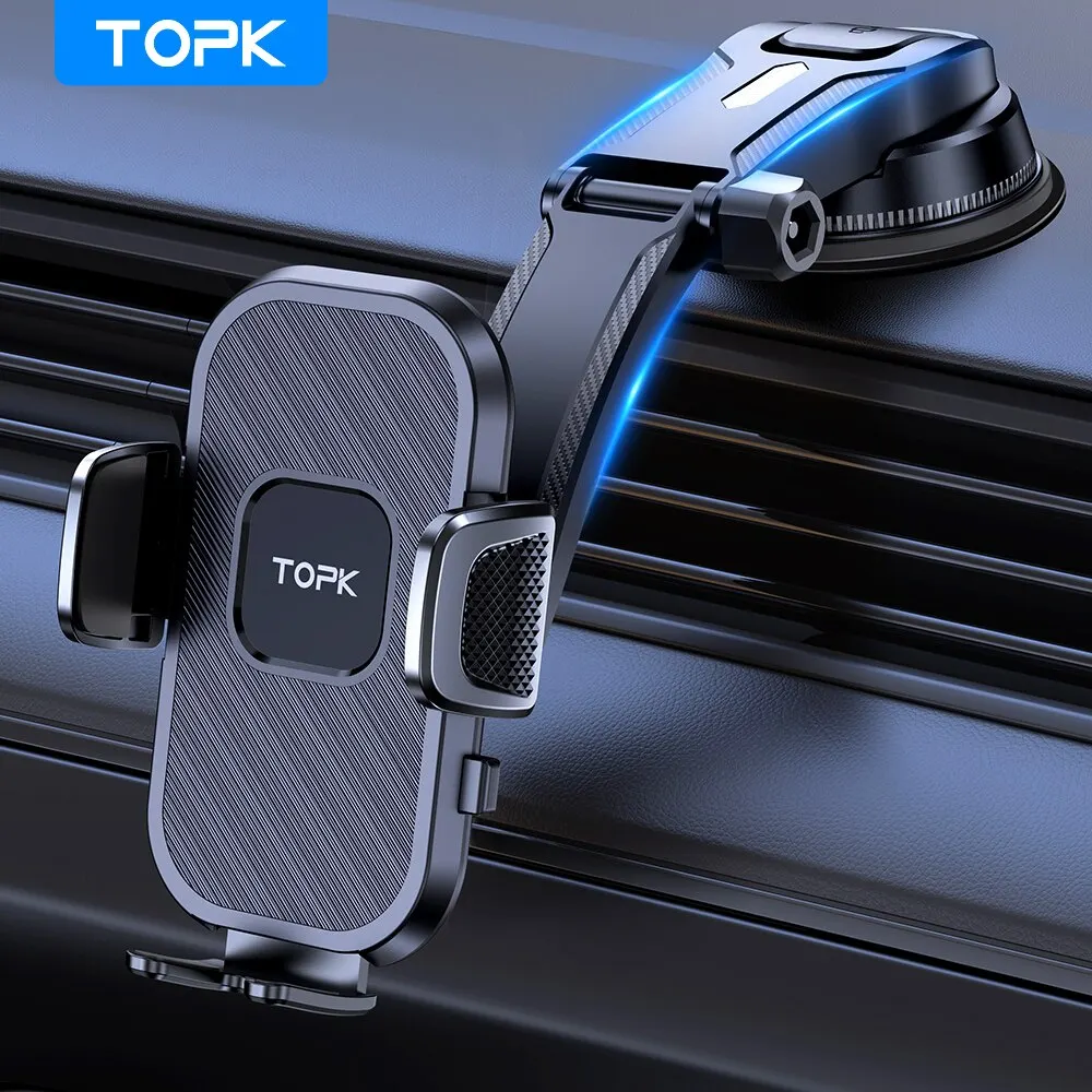 

Универсальный Автомобильный Держатель Для Телефона TOPK, Гравитационная Подставка Для iPhone, Xiaomi