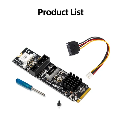 VODOOL Адаптер M.2 M-Key PCIe на USB 3.1