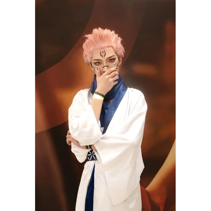 Костюм для косплея из аниме джутсу (Kaisen) парик японское кимоно ханьфу Женский