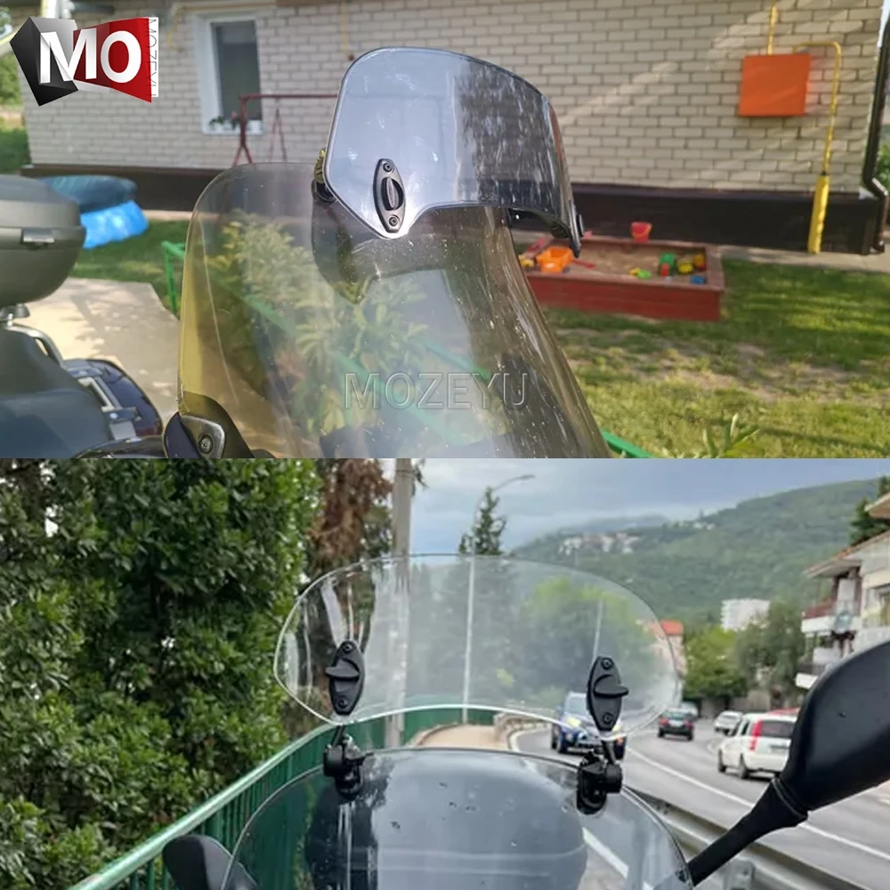 Фото Расширение лобового стекла мотоцикла, спойлер, дефлектор ветрового стекла для honda VFR 400 800 1200 750 F/R/S/FH/FV VFR800 F FIWI VTEC №1