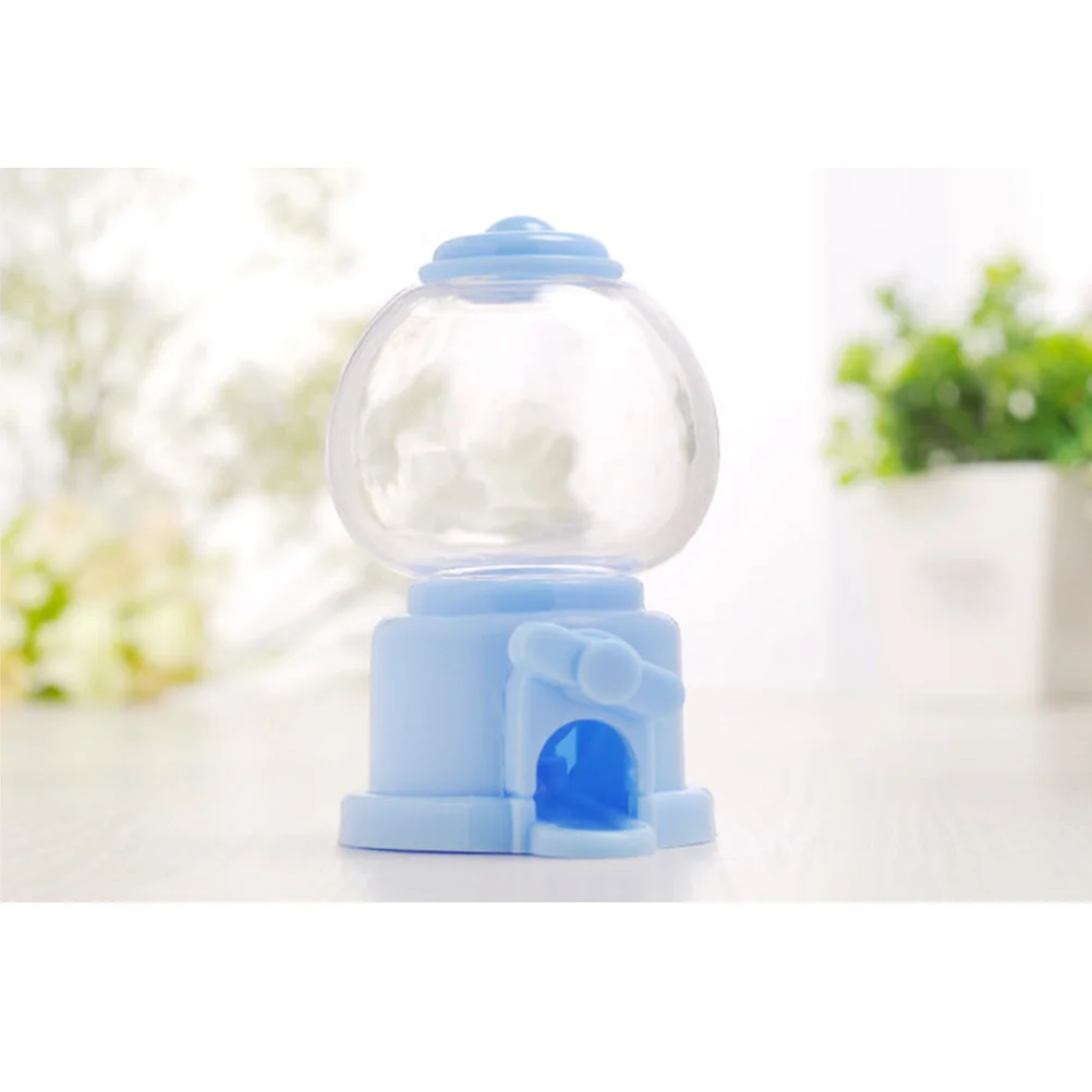 

6pcs Gumball Machine, 3. inch Candy Dispenser Bubble Gumball Machine Bank for Kids Party Favors ( Blue )
