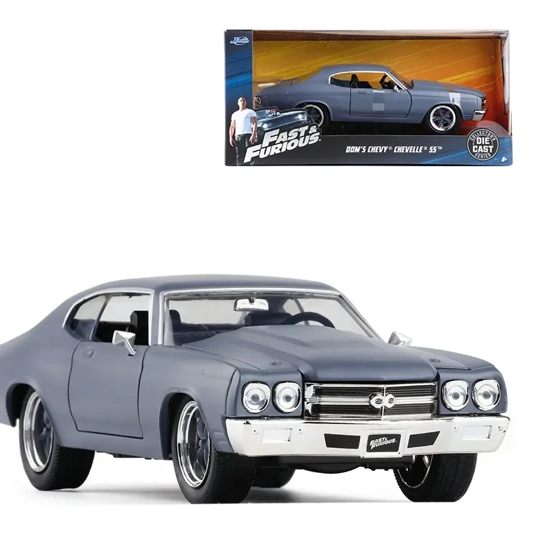 

Fast & Furious Jada Toys 1:24 Dom's Chevy Chevelle SS Die-cast Car for Kids and Adults