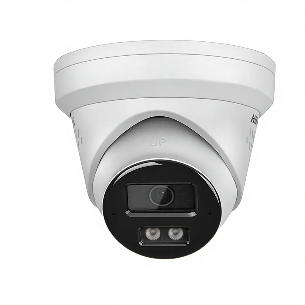 Фото Оригинальная сетевая камера Hikvision 8 Мп AcuSense DarkFighter с функцией распознавания лиц, подсчета людей, фиксированная, купольная, DS-2CD3386G2-IS(U) №2