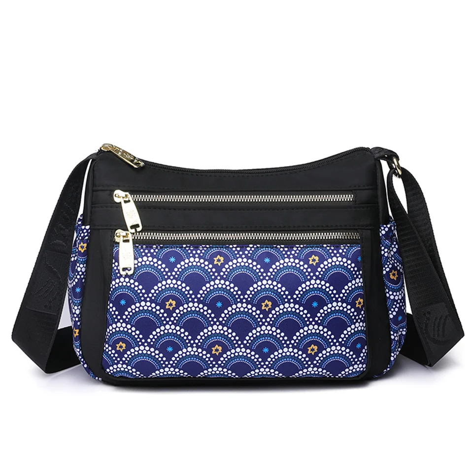 

Women Fashion Crossbody Bag Shoulder Casual Nylon Messenger Multilayer Female Tote Travel Handbag