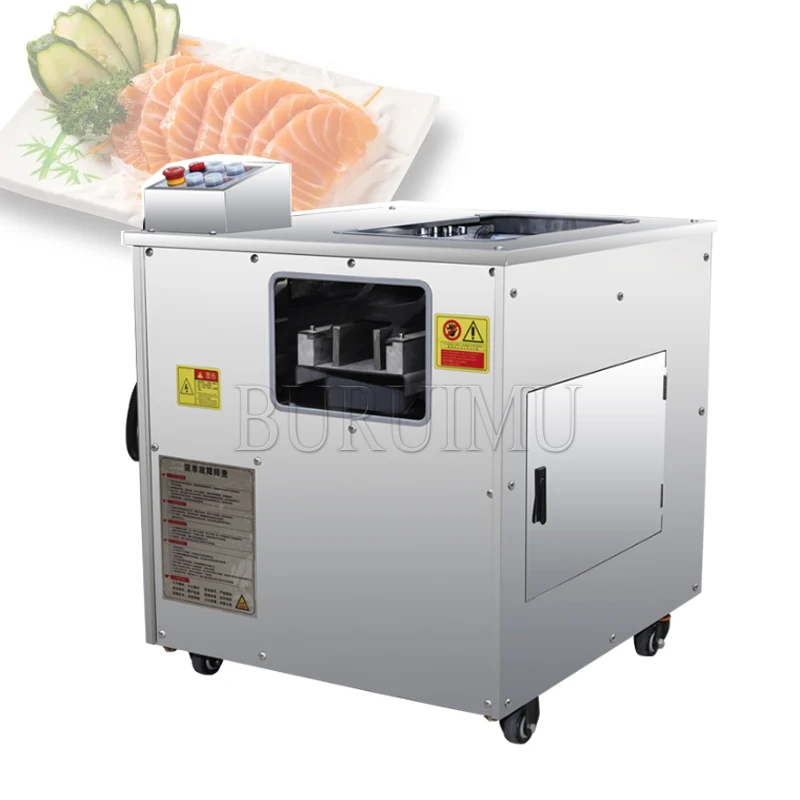 

High Speed Fully Automatic Industrial Oblique Angle Cutting Salmon Fish Fillet Cutter Slicer Machine