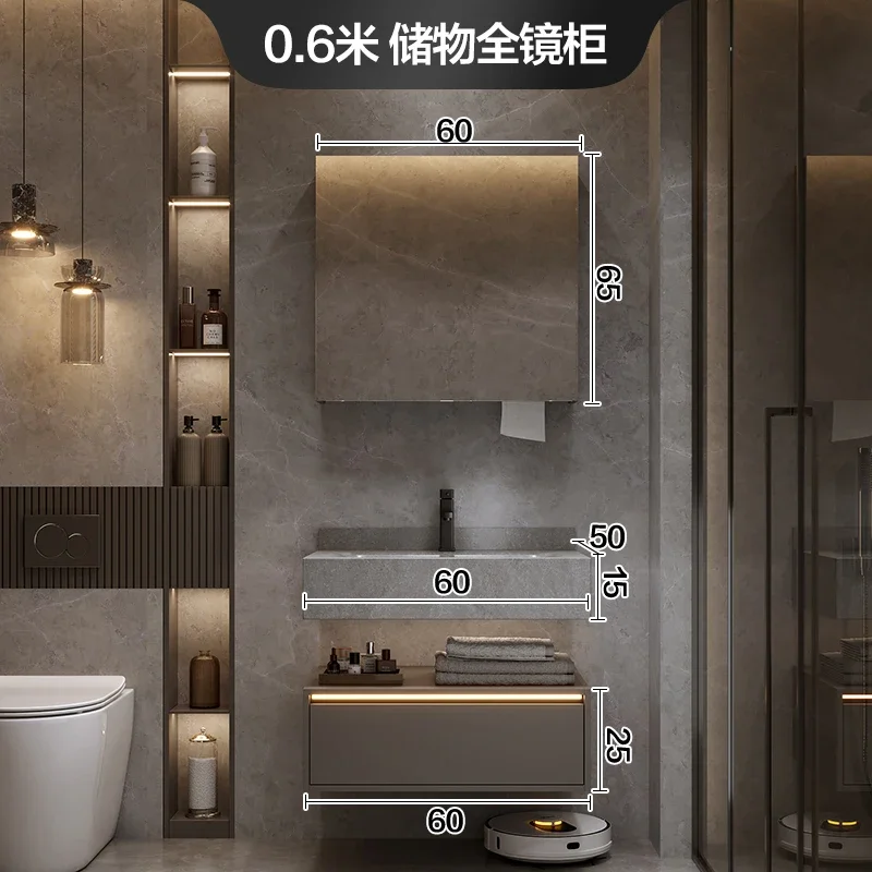 Деревянная мебель для ванной комнаты многоцелевой шкаф полка хранения угловые