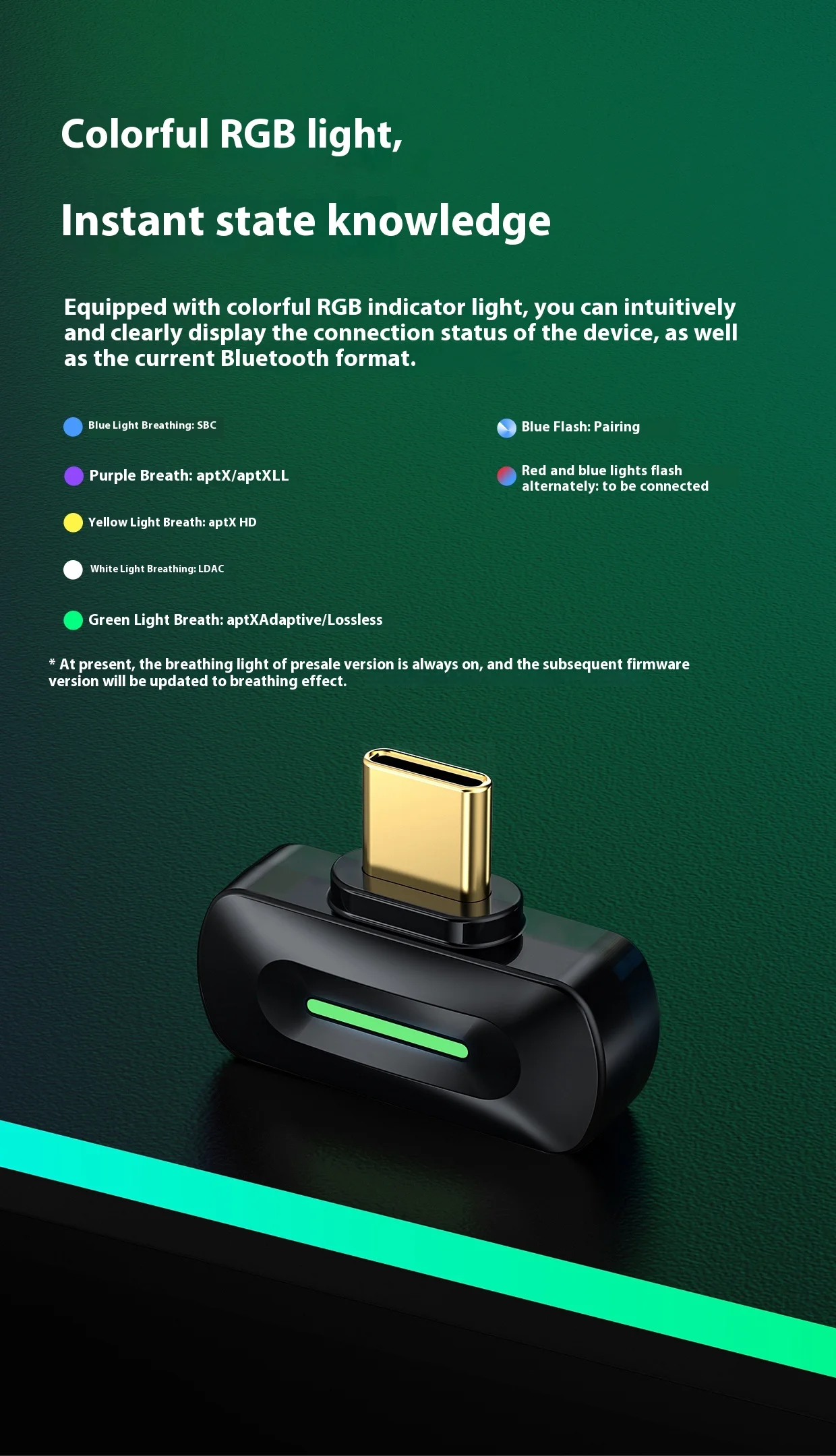 Передатчик Fiio Bt11 Type-C Bluetooth5.4 для мобильного плеер и беспроводных наушников