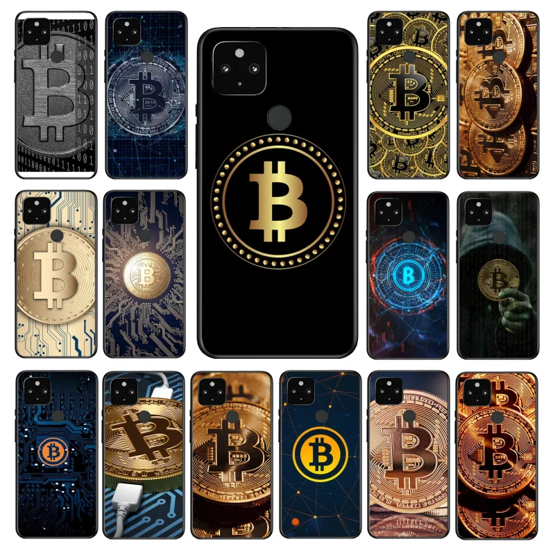 

Golden Bitcoin Phone Case for Google Pixel 7 Pro 6A 6 Pro 5A 4A 3A Pixel 4 XL Pixel 5 6 4 3 XL 3A XL