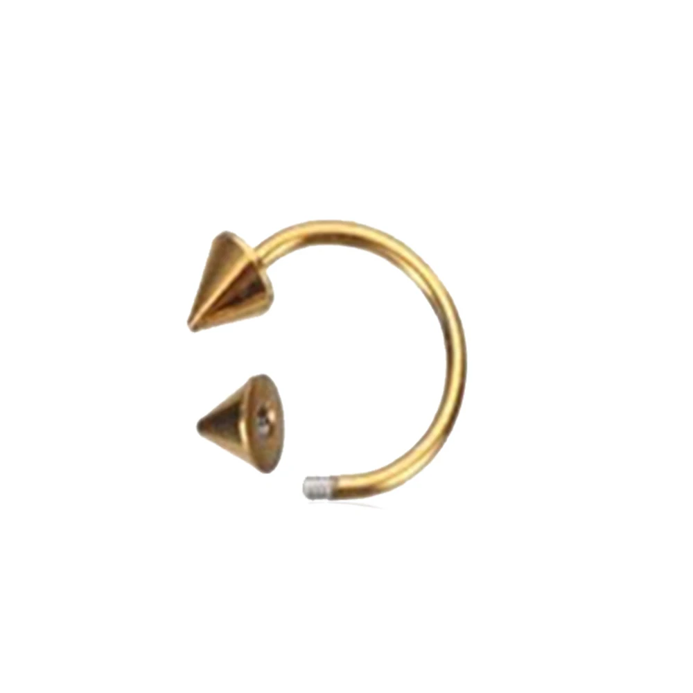 Металлическое кольцо в форме подковы для носа C-образный зажим перегородка губ