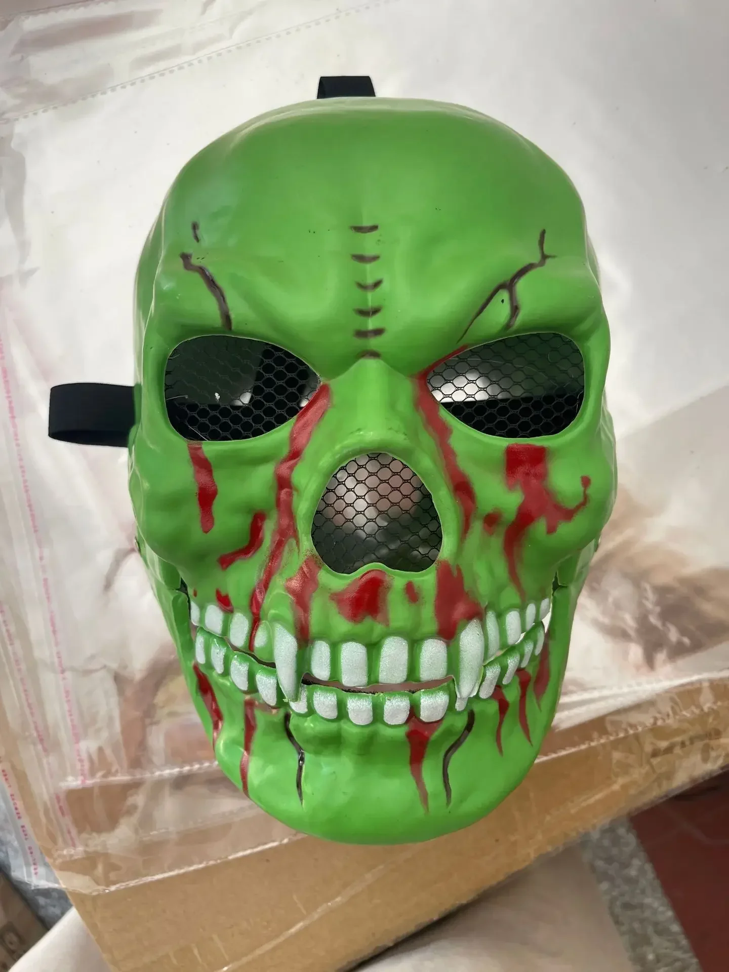 2024 новая маска с черепом на Хэллоуин подвижная полнолицевая страшный