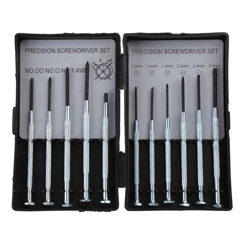 

X37E 11PCS Screwdriver Set Mini Bijoutiers Montres Lunettes Réparations