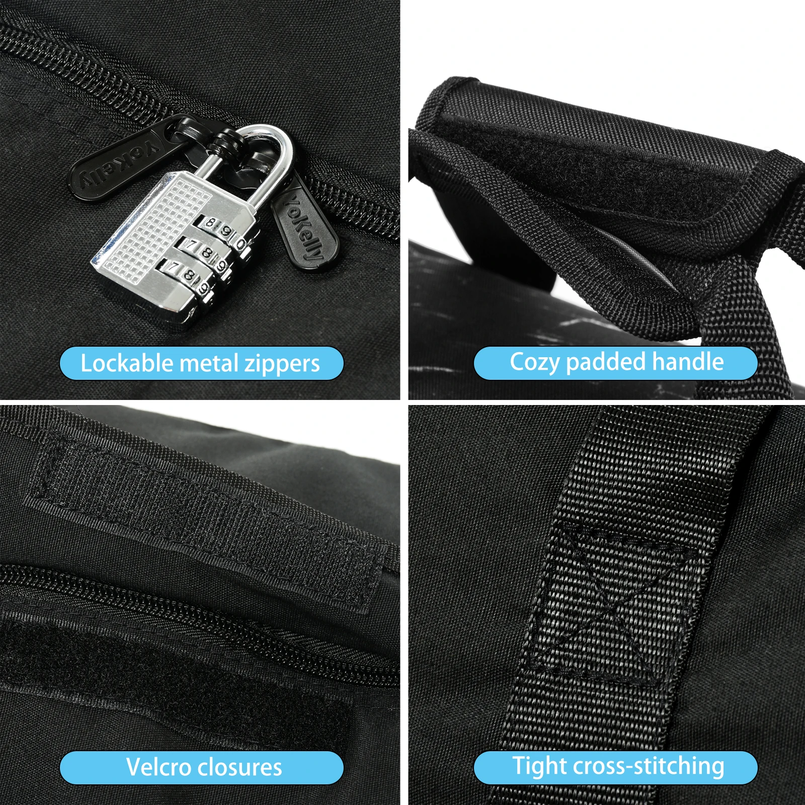 Men's Gym Bag Fitness Training Outdoor Travel Sports Tote Multifunctional 24