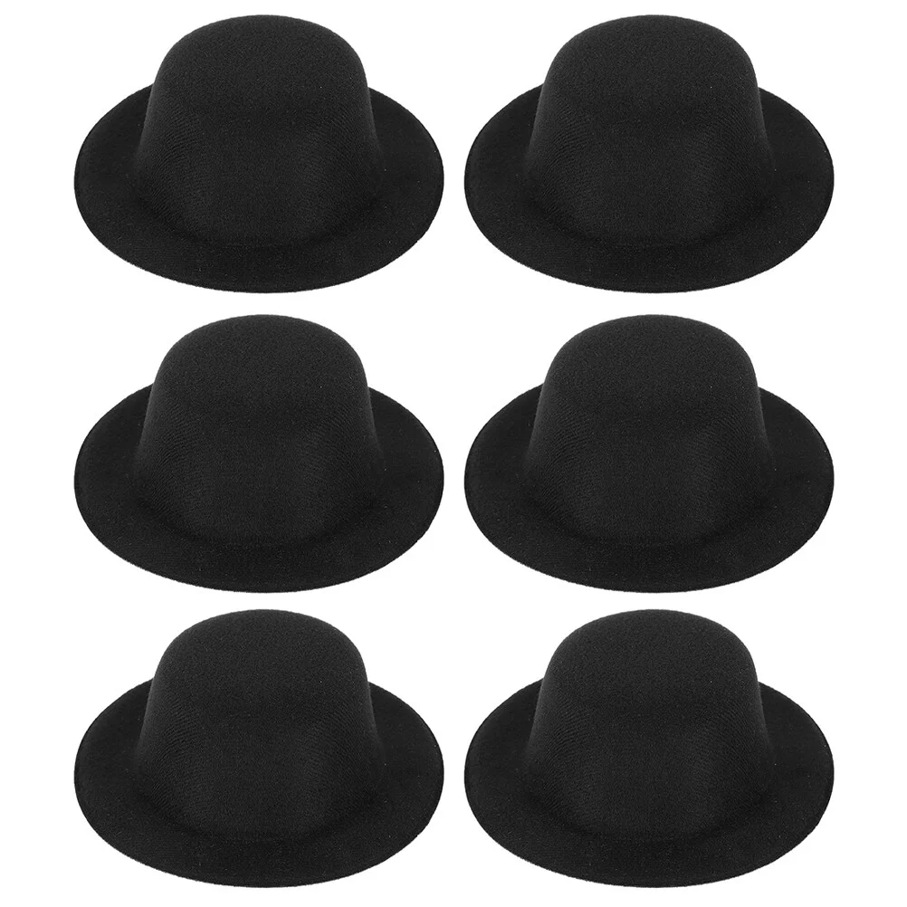 

6pcs Hat Ornament Adorable DIY Hat Decor Snowman Hat Ornament