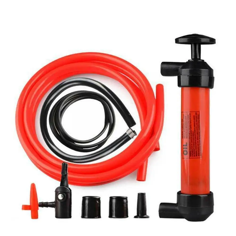 

Car Oil Suction Pipe Auto Oil Change Hand Syringe Oil Pipe Pipe Pump Suction Manual Extractor Inflator Gun Fuel Bump Vacuum