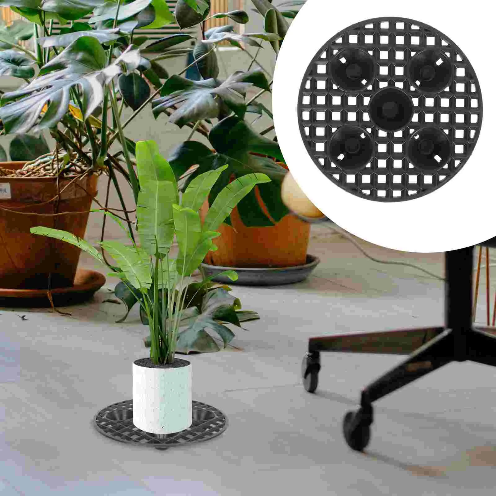 

6 шт., пластиковые горшечные подставки для растений