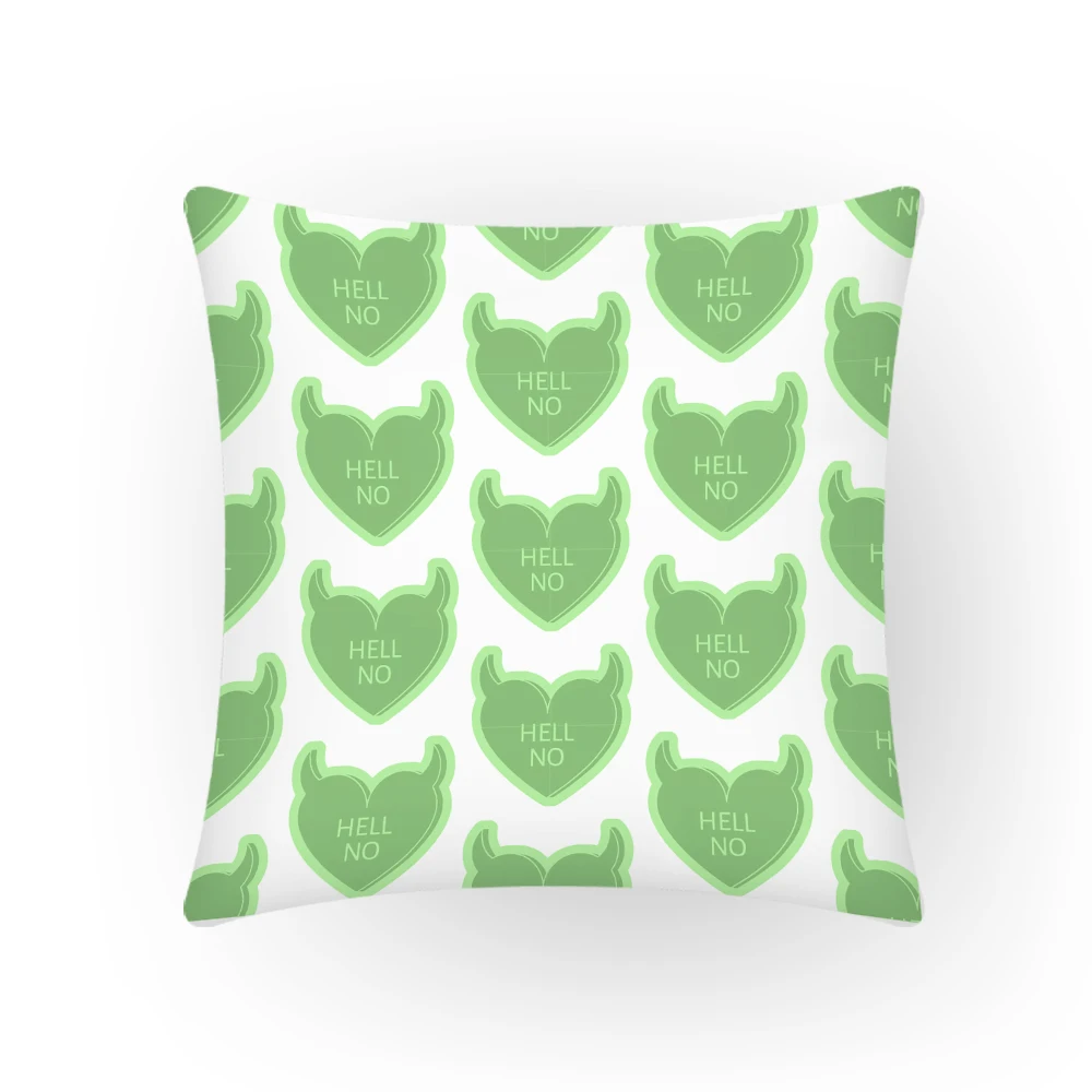 

Love Heart Shape Print Cute Cushion Cover Home Decor Creative Throw Pillowcase Nordic 45x45 Cartoon Sofa Artistic Bedroom E2195