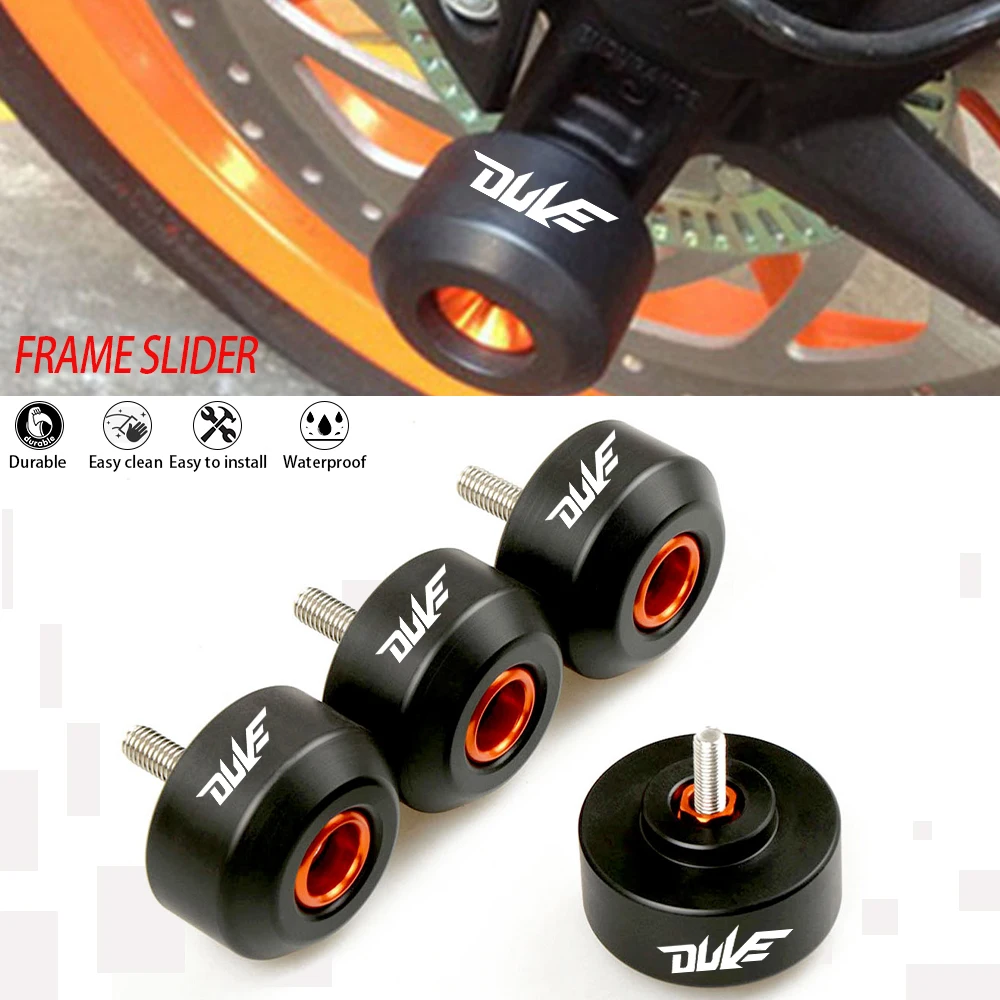

For KTM DUKE 125 200 2012 DUKE390 2013 2014 Motorcycle Front Rear Fork Wheel Frame Slider Crash Protector Duke 250 2016-2022