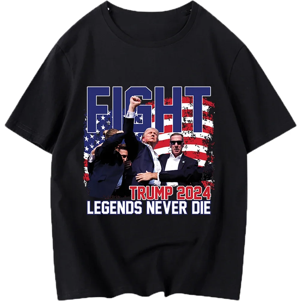 New Donald Trump America Iron On Heat Transfer Stickers For Clothes DTF Pinted Vinyl Thermal Appliques Washable T-Shirt Decal