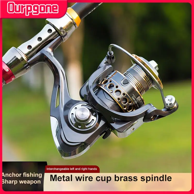 

Fishing Line Reels Metal Movement Fishing Reel Bk Series Metal Reels Fishing Rods High Speed Fishing Wheel Fishing Gear