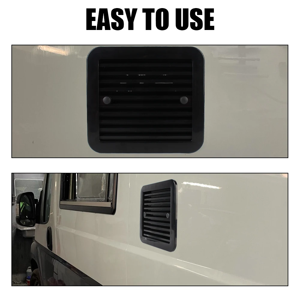 12V Strong Wind Fridge Vent With Fan Caravan Accessories For Rv Trailer Side Air Outlet Ventilation Exhaust Fans Silent - купить по