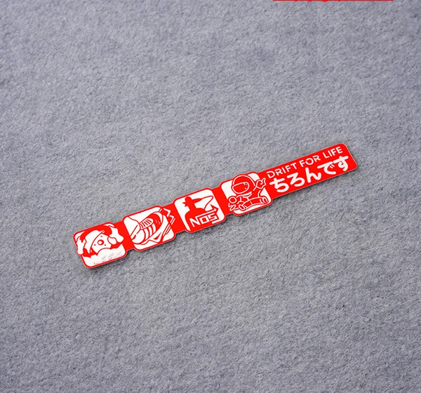 JDM модифицированные наклейки для автомобилей японские Мультяшные царапины