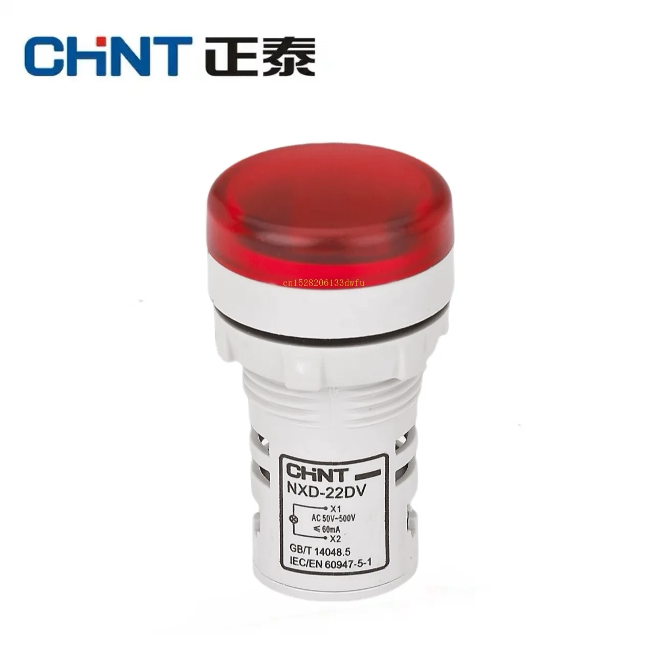 Фото CHINT Светодиодный индикатор Сигнальная лампа NXD-22DV AC Цифровой дисплей Измеритель напряжения тока 22 мм AC50-500V AD16 220 В 380 В 440 В 480 В 500 В №2