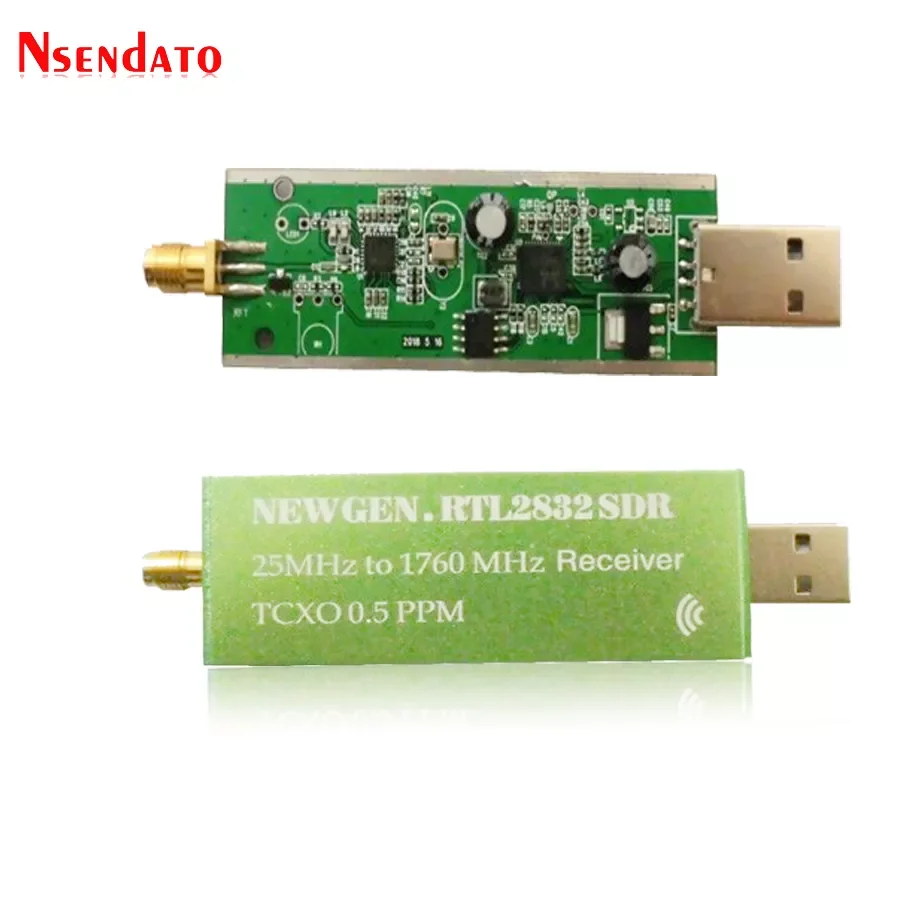 

USB 2.0 RTL SDR 0.5 PPM TCXO RTL2832U R820T 25MHZ To 1760MHZ TV Tuner Receiver AM FM NFM DSB LSB SW Radio SDR TV Receiver Stick