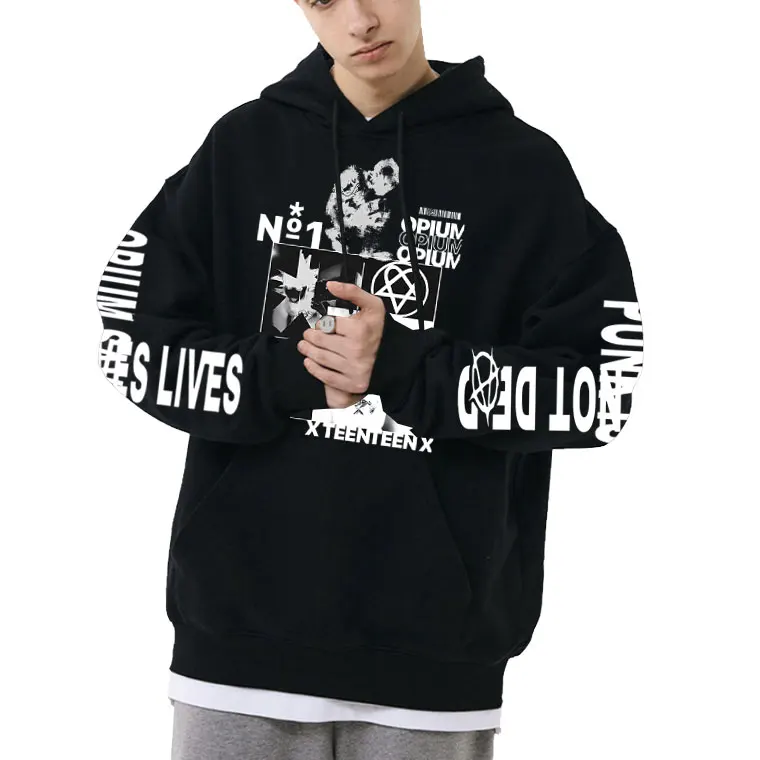 

Playboi Carti Album Opium Teen X Graphic Hoodie Men Women Hip Hop Oversized Hoodies Man Streetwear Male Fashion Loose Sweatshirt