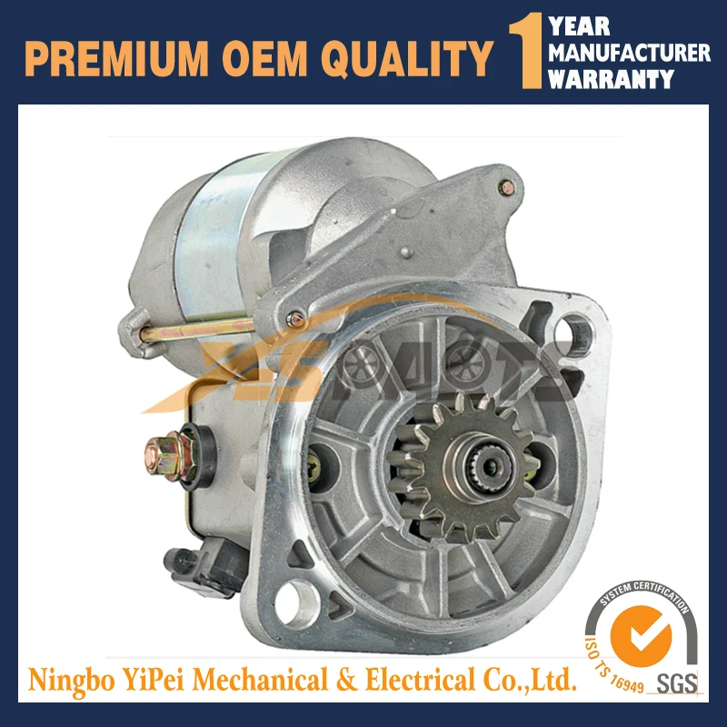 

Стартер для Thermo King Yanmar 228000-0141 45-1312 45-1718 119285-77010 121120-77010 121120-77011 028000-5730 128000-0710