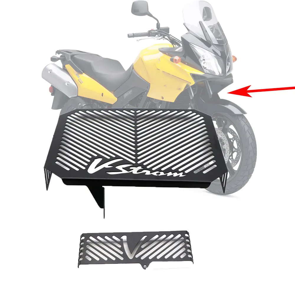 

Motorbike For V-STROM 650 VSTROM DL650 2004-2008 2009 2010 Radiator Protective Cover Grill Guard Grille Motorcycle Accessories