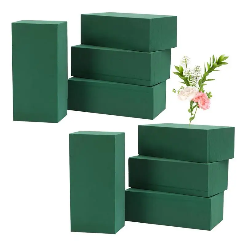 

Floral Foam Blocks Green Foam For Flower Arrangements 8 Pcs Foam Block Dry Flower Mud Sponge Flower Bouquet Accessories For