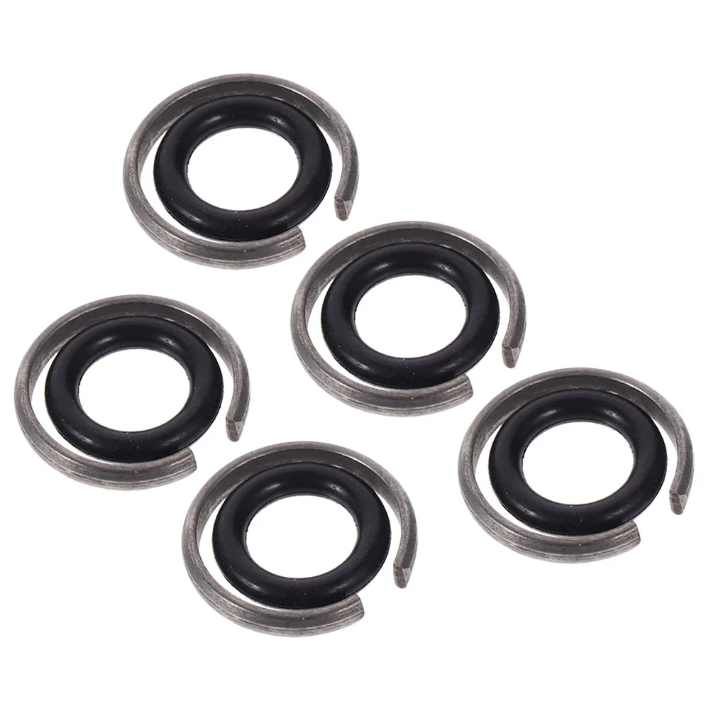 

5 Sets Wrench Ring O-ring Impact Friction Socket Retainer Spindle Rubber Iron Retaining Clips