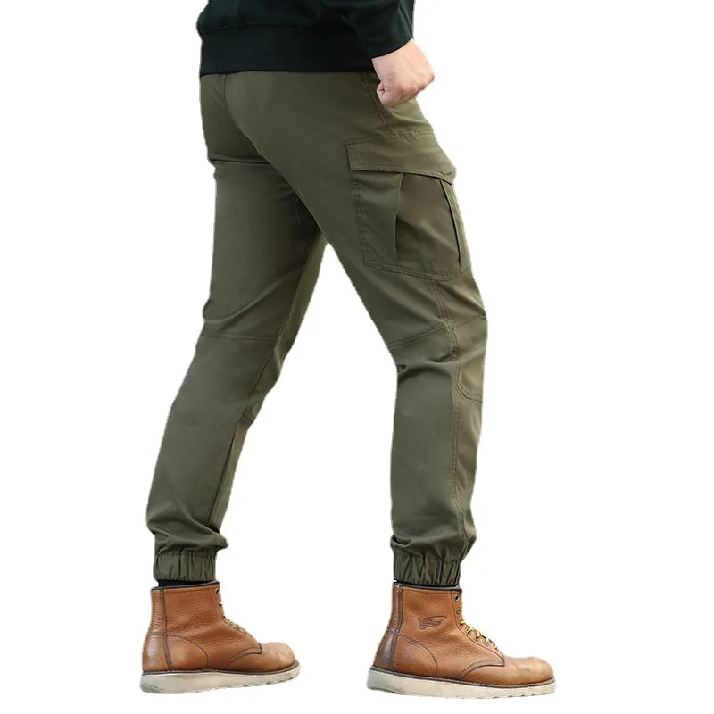 Overalls Pants Spring and Autumn Tactical Trousers Leggings Men's Comfortable All-match Leggings Outdoor Training Pants